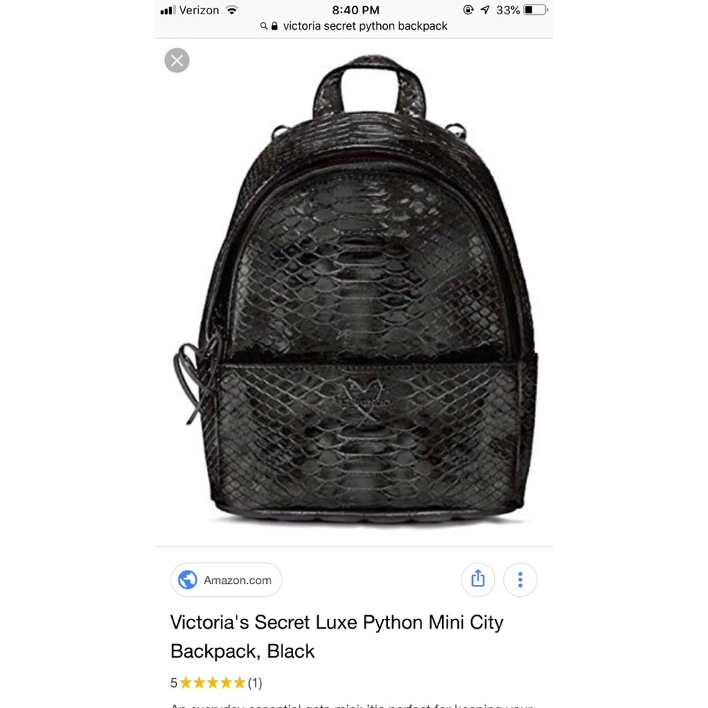 Victoria’s Secret Python Backpack